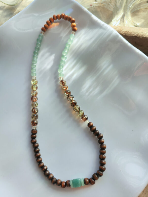 Forest-Inspired Boho Triple-Layer Bracelet Set - 图片 3