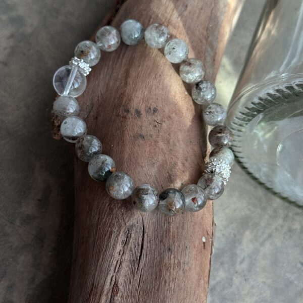 【稳重招财】老矿绿幽灵水晶手链｜MuMu Energy 原创选品 【Grounded Prosperity】Old Mine Green Phantom Quartz Bracelet｜MuMu Energy