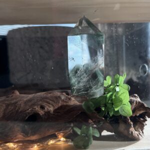 绿幽灵森林疗愈景观摆件 | Green Phantom Quartz Forest Healing Display