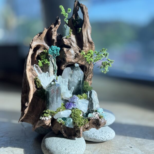 水晶秘境山洞 · 森林疗愈景观 Crystal Cave Sanctuary · Forest Healing Landscape - 图片 6