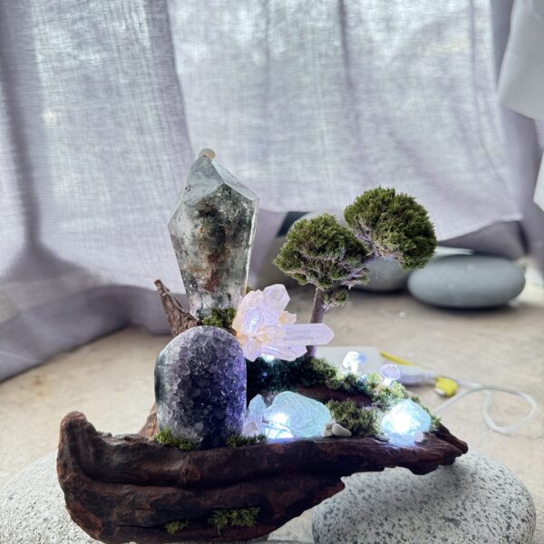森林能量景观 · 水晶疗愈摆件 Forest Energy Crystal Landscape · Healing Crystal Decor - 图片 4