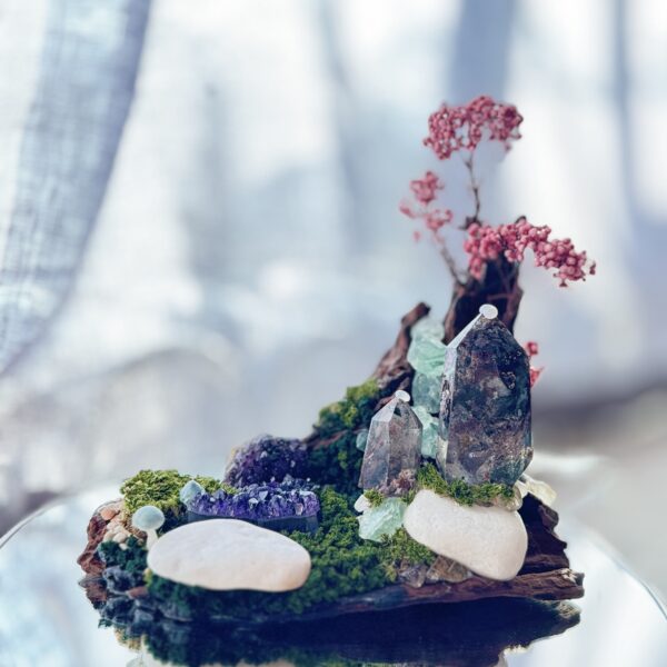 秘境森林景观 · 水晶疗愈摆件 Mystic Forest Crystal Landscape · Healing Crystal Decor - 图片 4