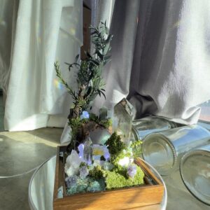 绿幽灵森林能量景观 · Green Phantom Quartz Forest Energy Decor