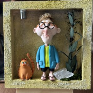 Quiet Moments – Handmade Clay Art Frame