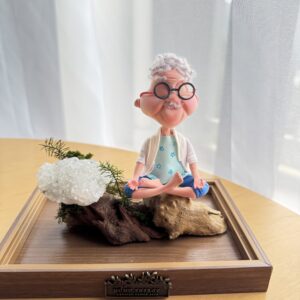 Zen Grandpa Crystal Landscape