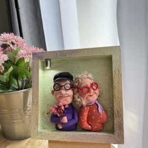 Love Never Grows Old | Handmade Clay Art Frame