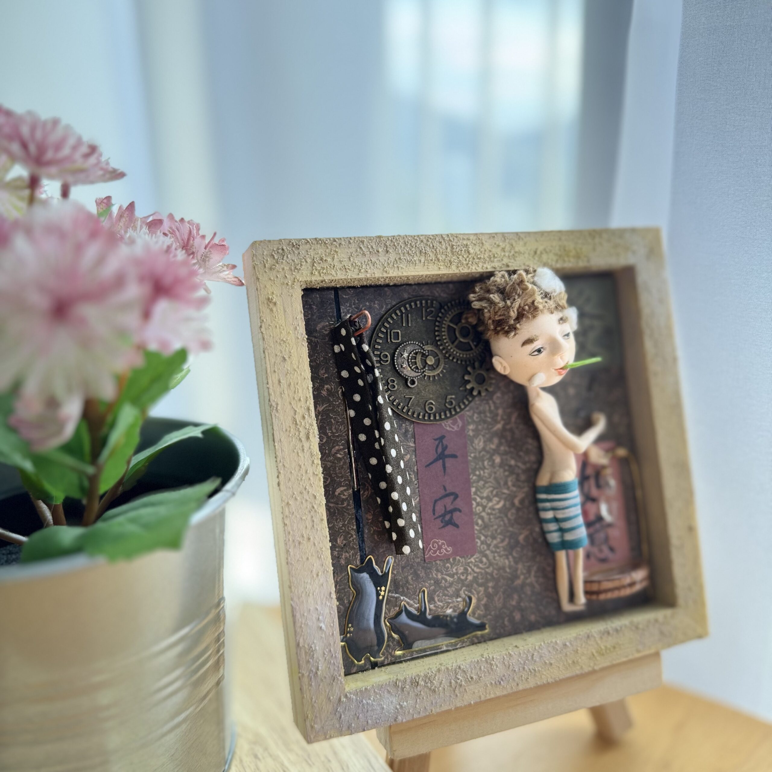 Take It Easy | Handmade Clay Art Frame - 图片 4