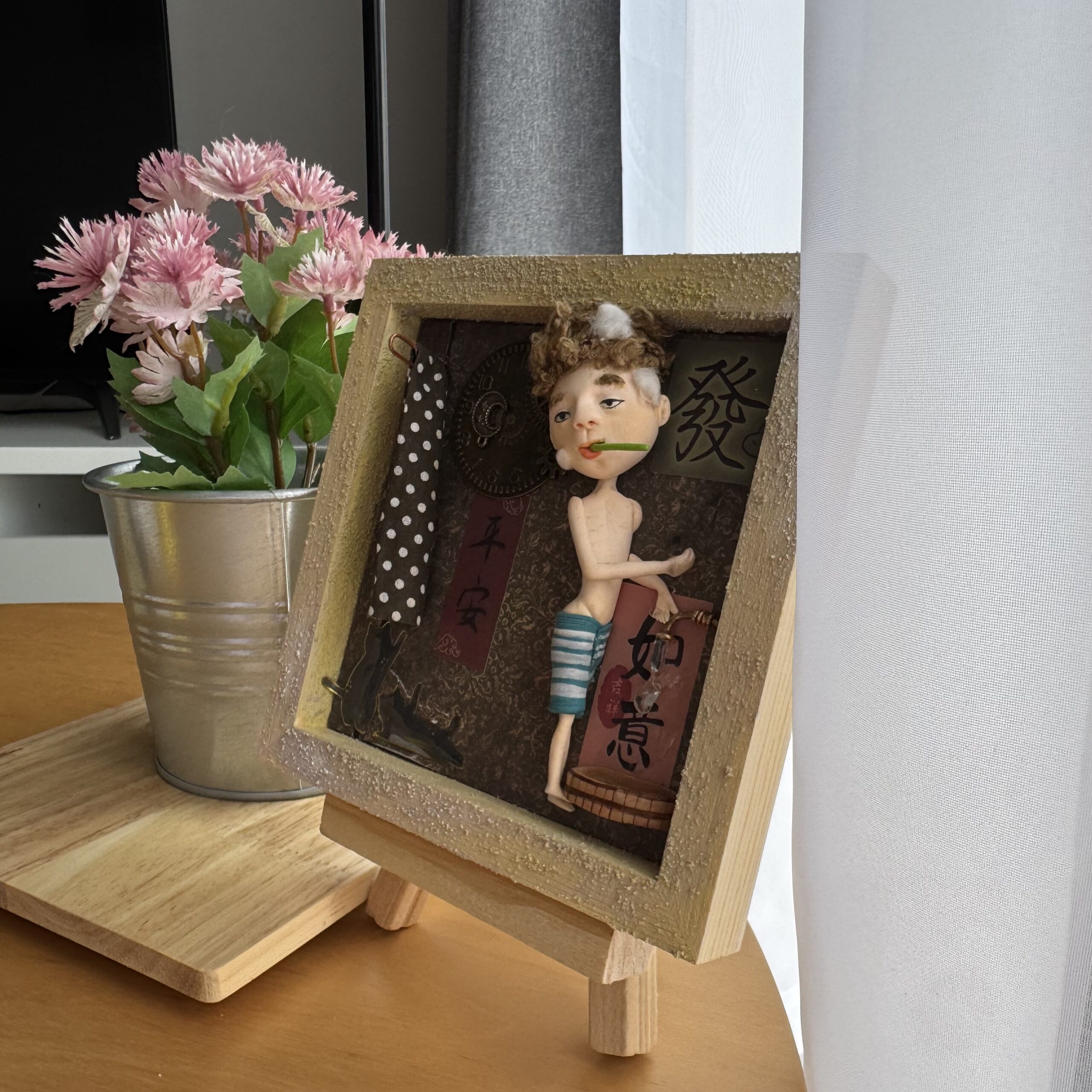 Take It Easy | Handmade Clay Art Frame - 图片 3
