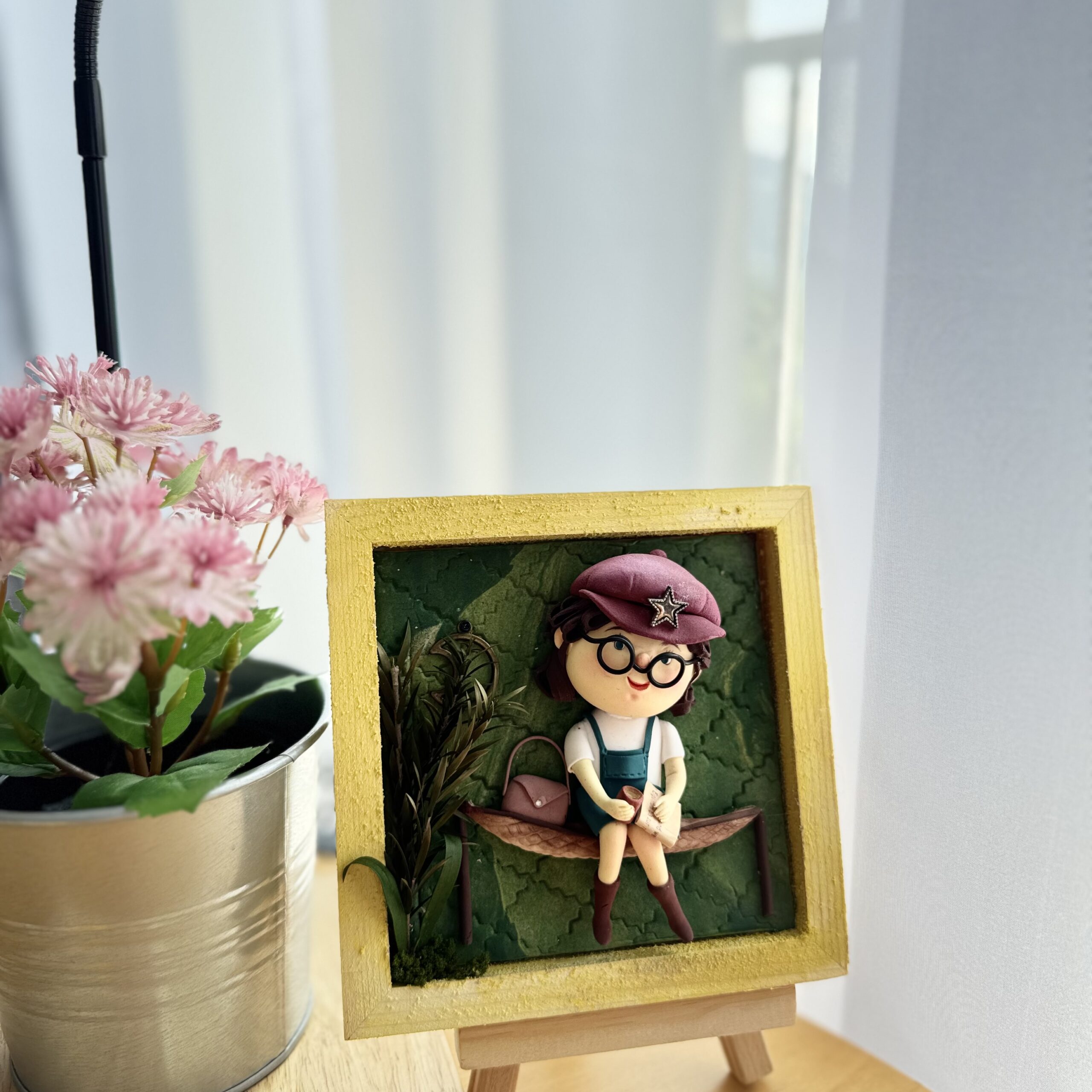 A Quiet Moment | Handmade Clay Art Frame - 图片 4