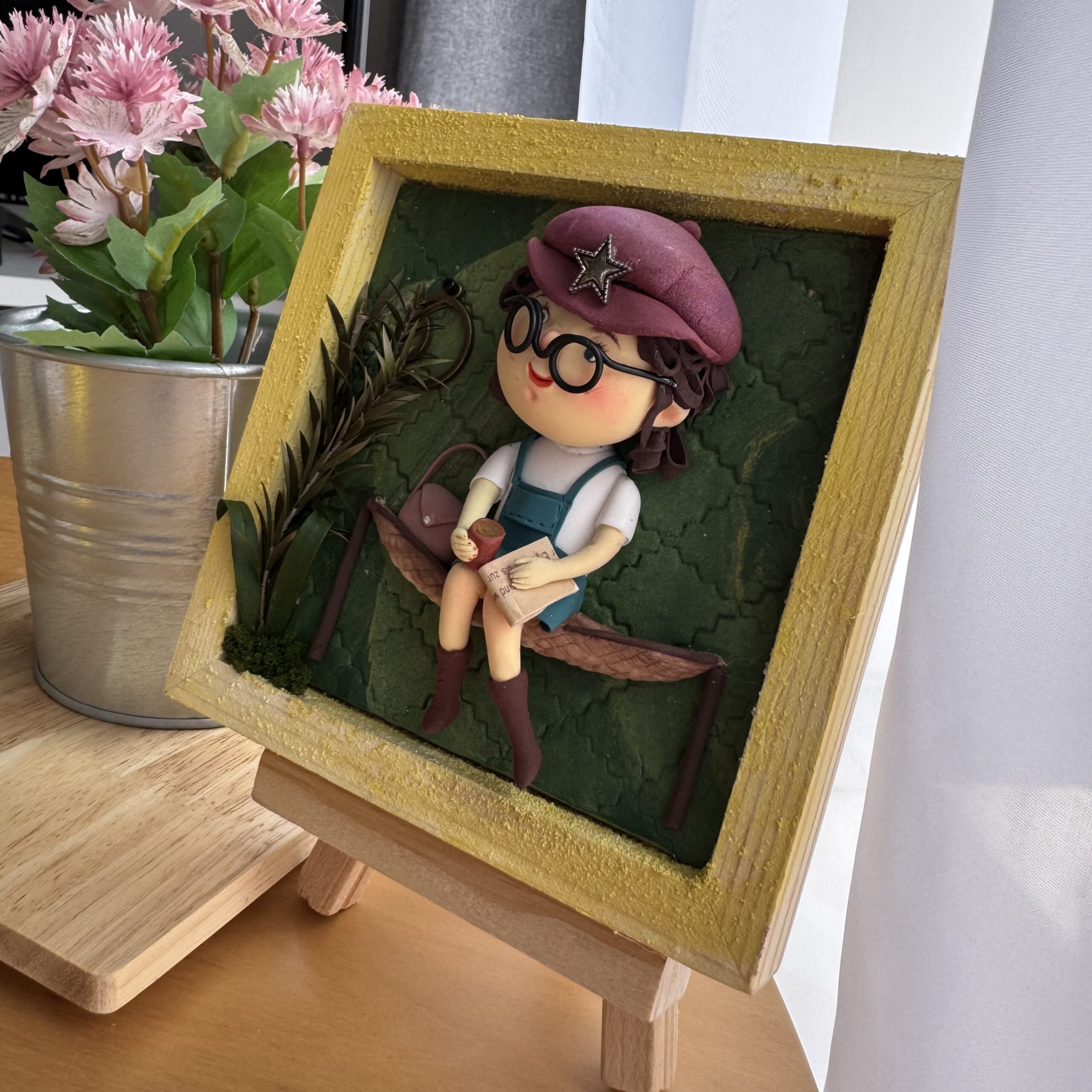 A Quiet Moment | Handmade Clay Art Frame - 图片 3