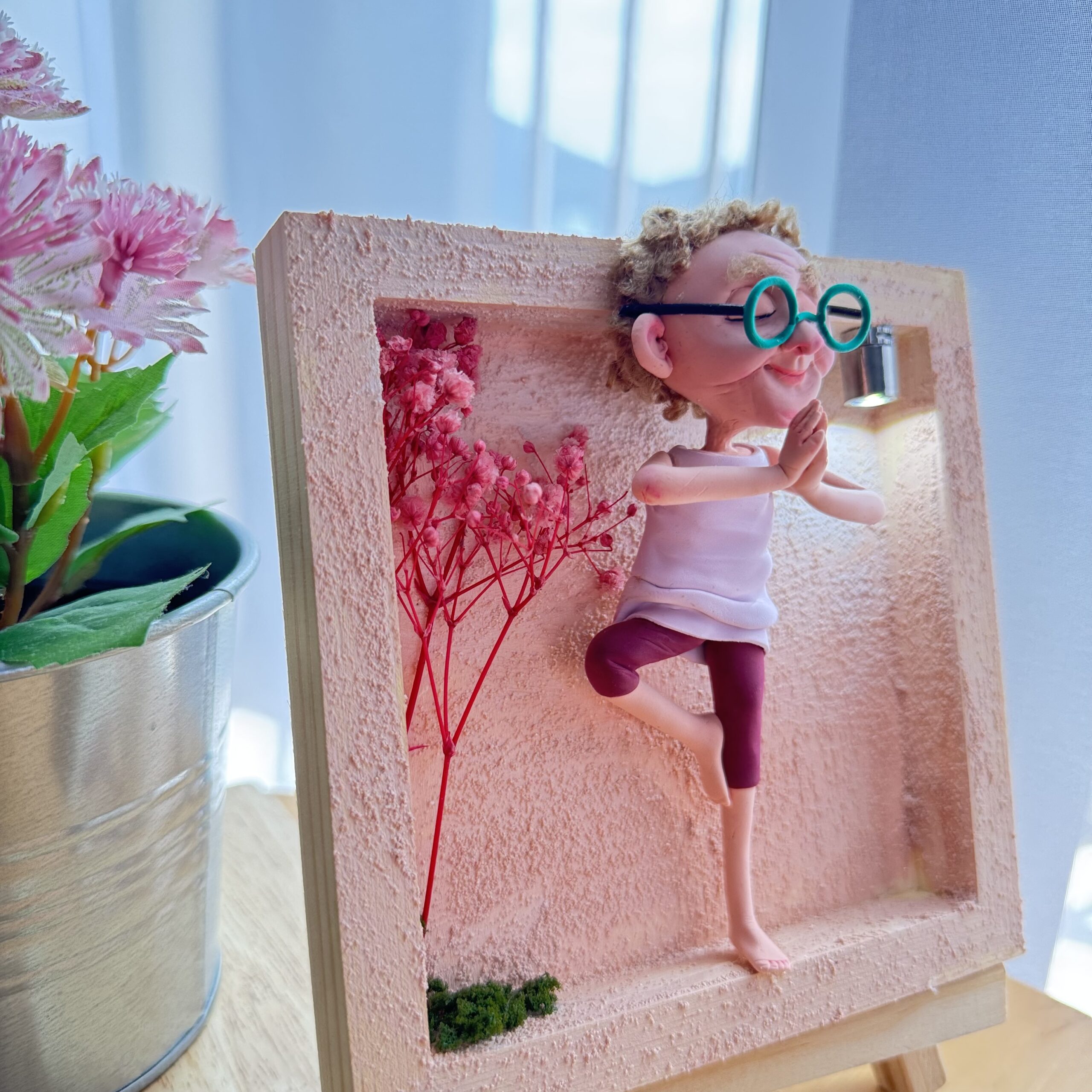 Finding Balance | Handmade Clay Art Frame - 图片 5