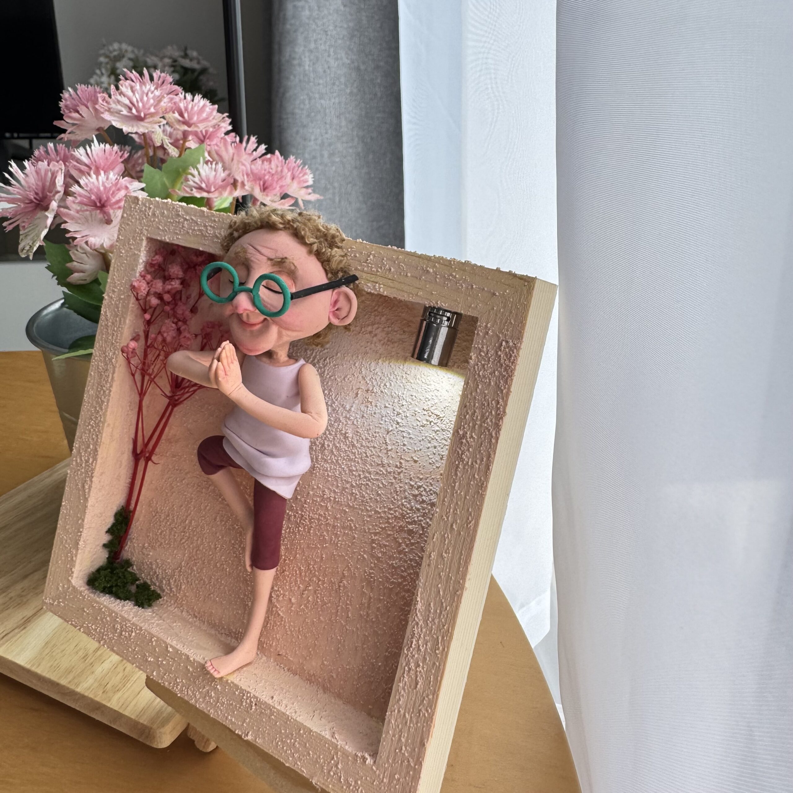 Finding Balance | Handmade Clay Art Frame - 图片 4