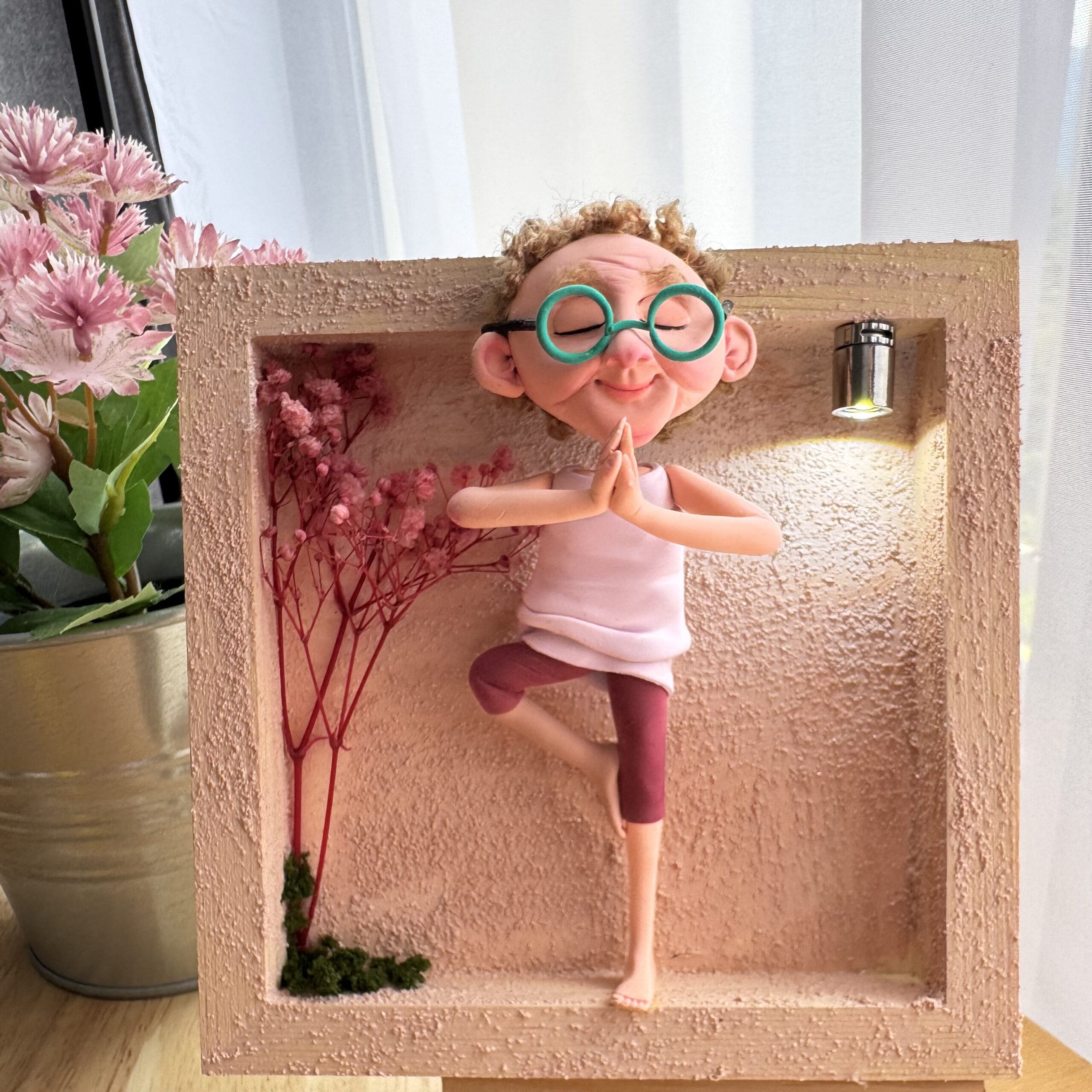 Finding Balance | Handmade Clay Art Frame - 图片 3