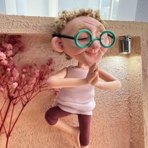 Finding Balance | Handmade Clay Art Frame