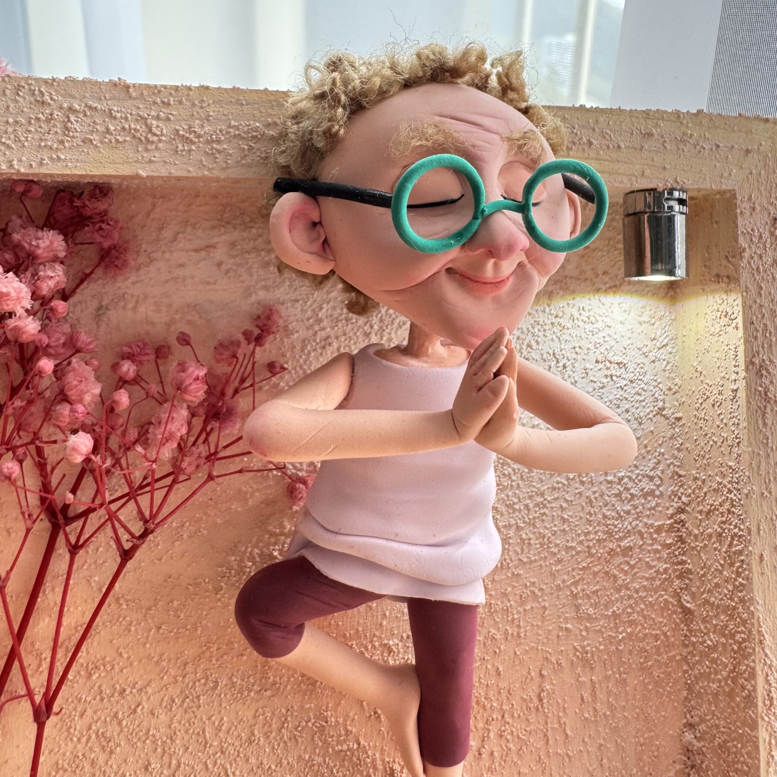 Finding Balance | Handmade Clay Art Frame