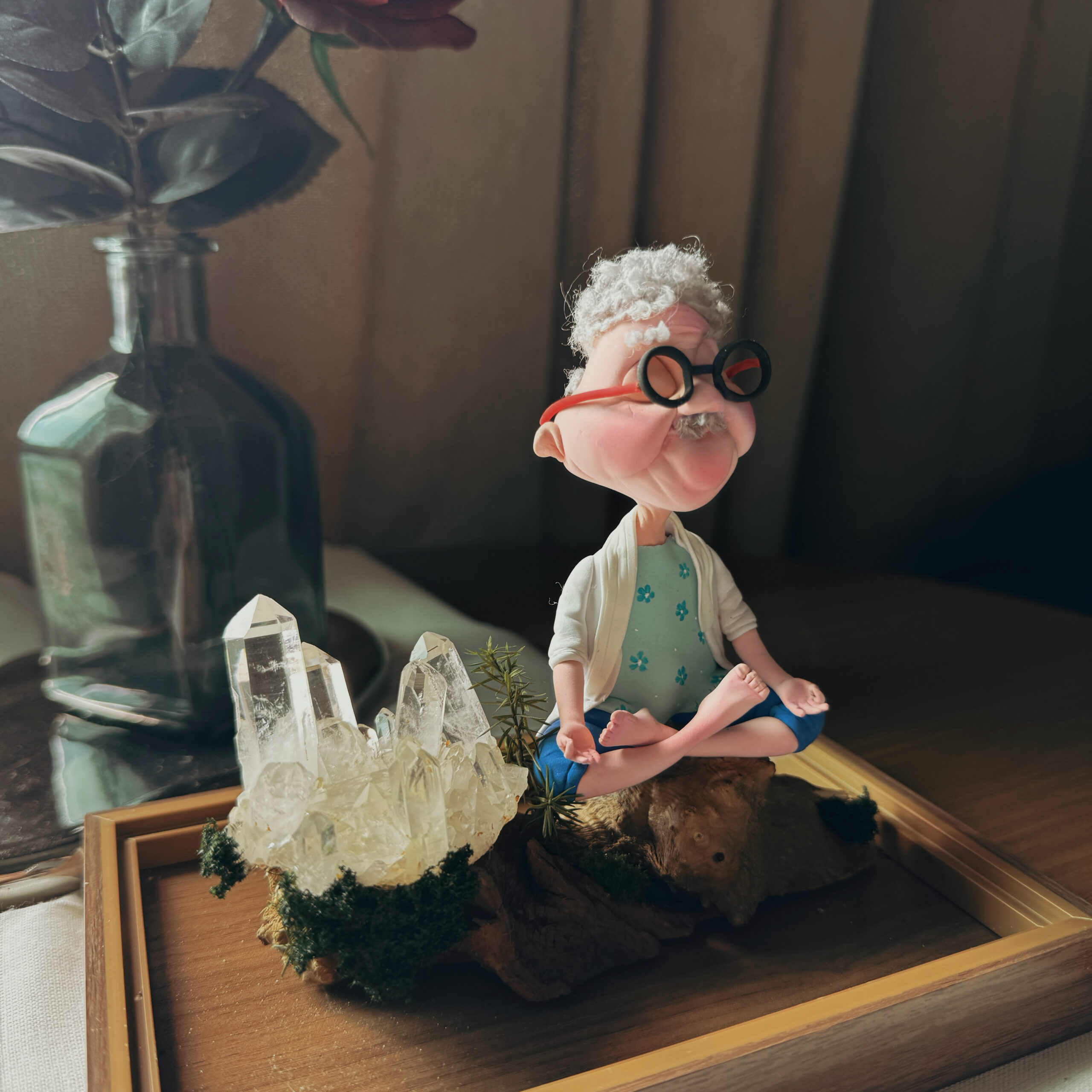 Zen Grandpa Crystal Landscape - Image 4
