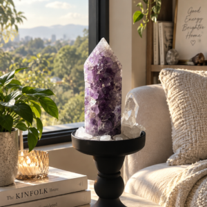 Amethyst Crystal Garden | Handmade Crystal Home & Office Decor