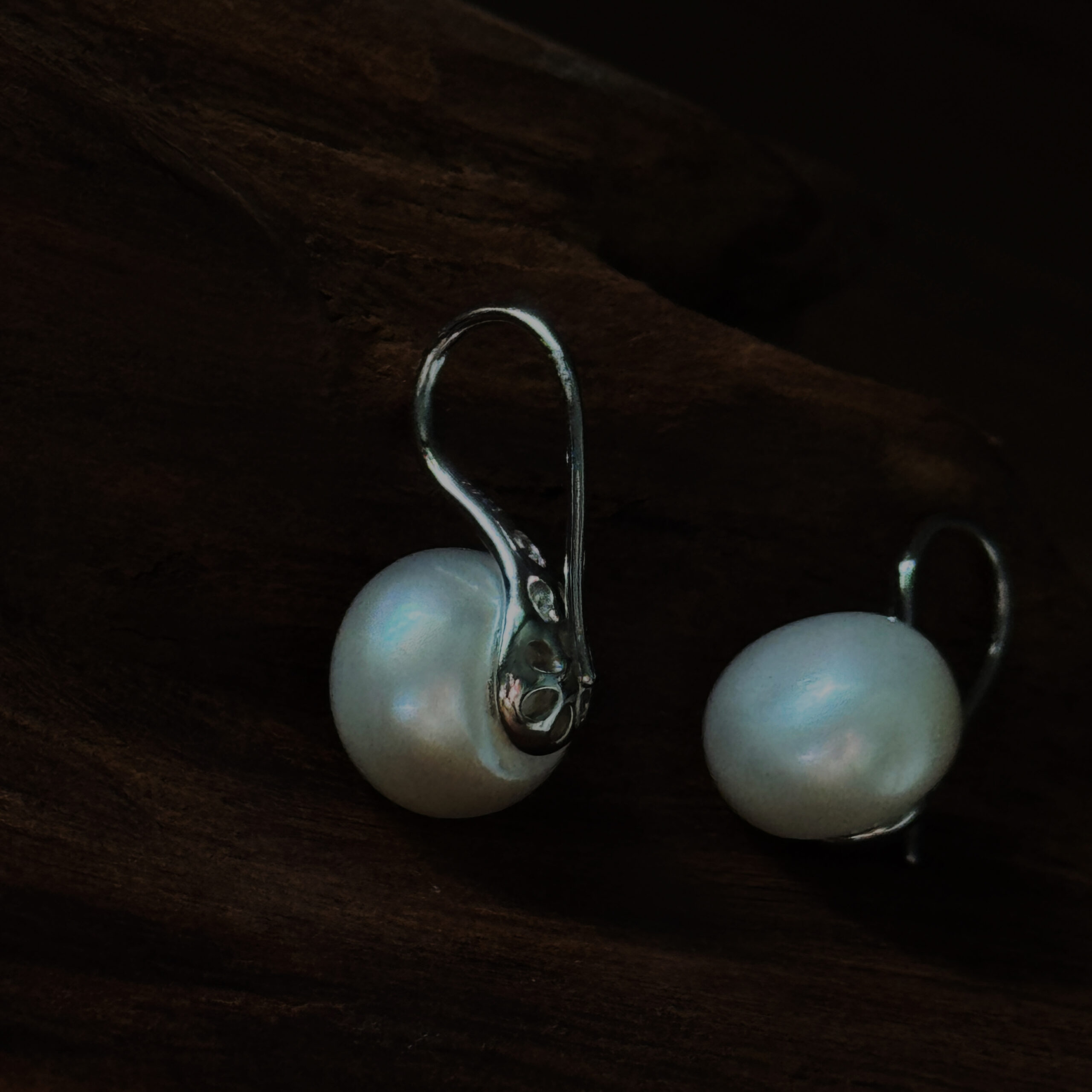 Freshwater Pearl Earrings – 925 Sterling Silver - Image 6