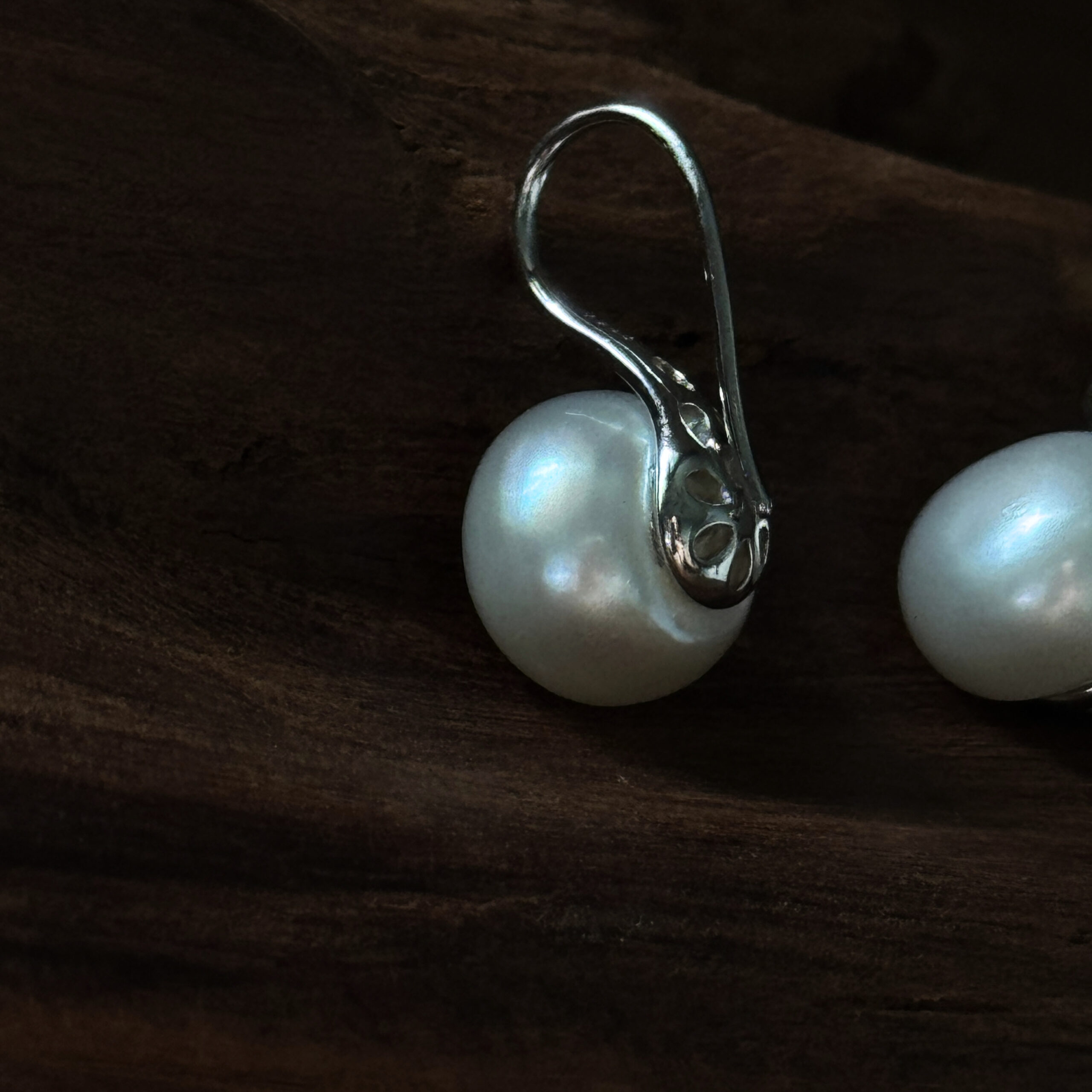Freshwater Pearl Earrings – 925 Sterling Silver - Image 7